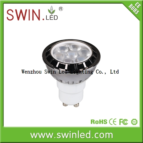 dimmable led spotlight gu10 90lm/w factory direct sales