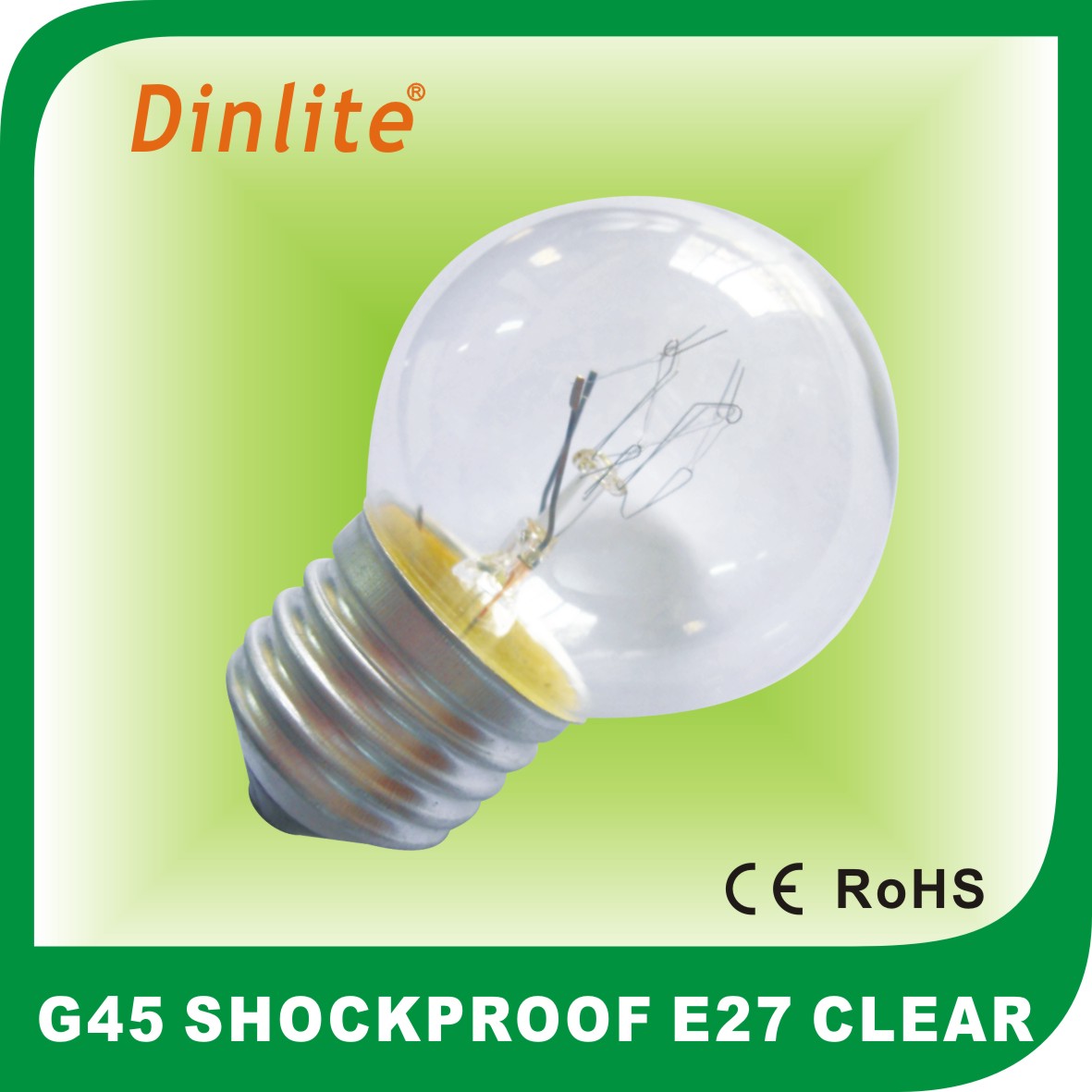 G45 E27 Clear Globe Bulbs Shock-proof Lamp Decorative Lights Suppliers