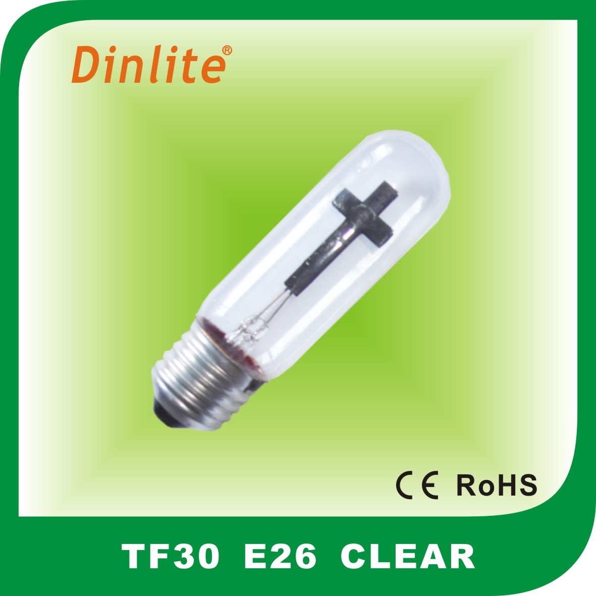TF30 E26 Flame Tube Lamps Incandescent Bulbs For Decorative Purpose