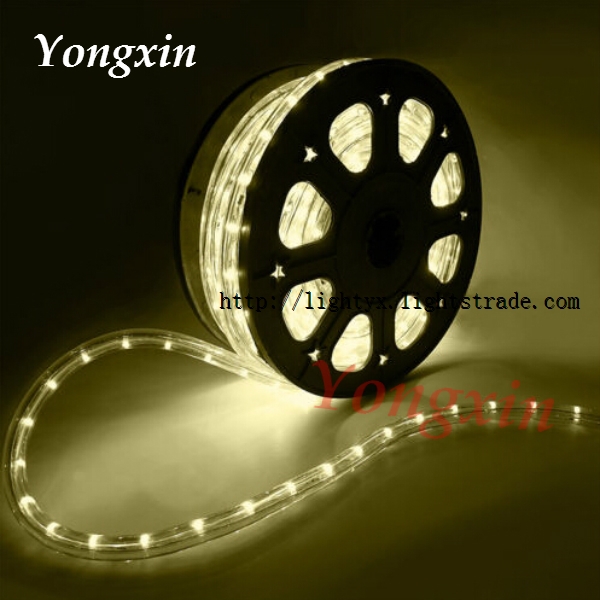 Flexible Warm White LED 2 Wires Round Rope Light