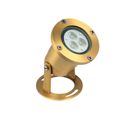 3W Cree IP68 Brass LED Underwater Lighting