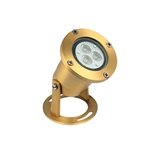 3W Cree IP68 Brass LED Underwater Lighting