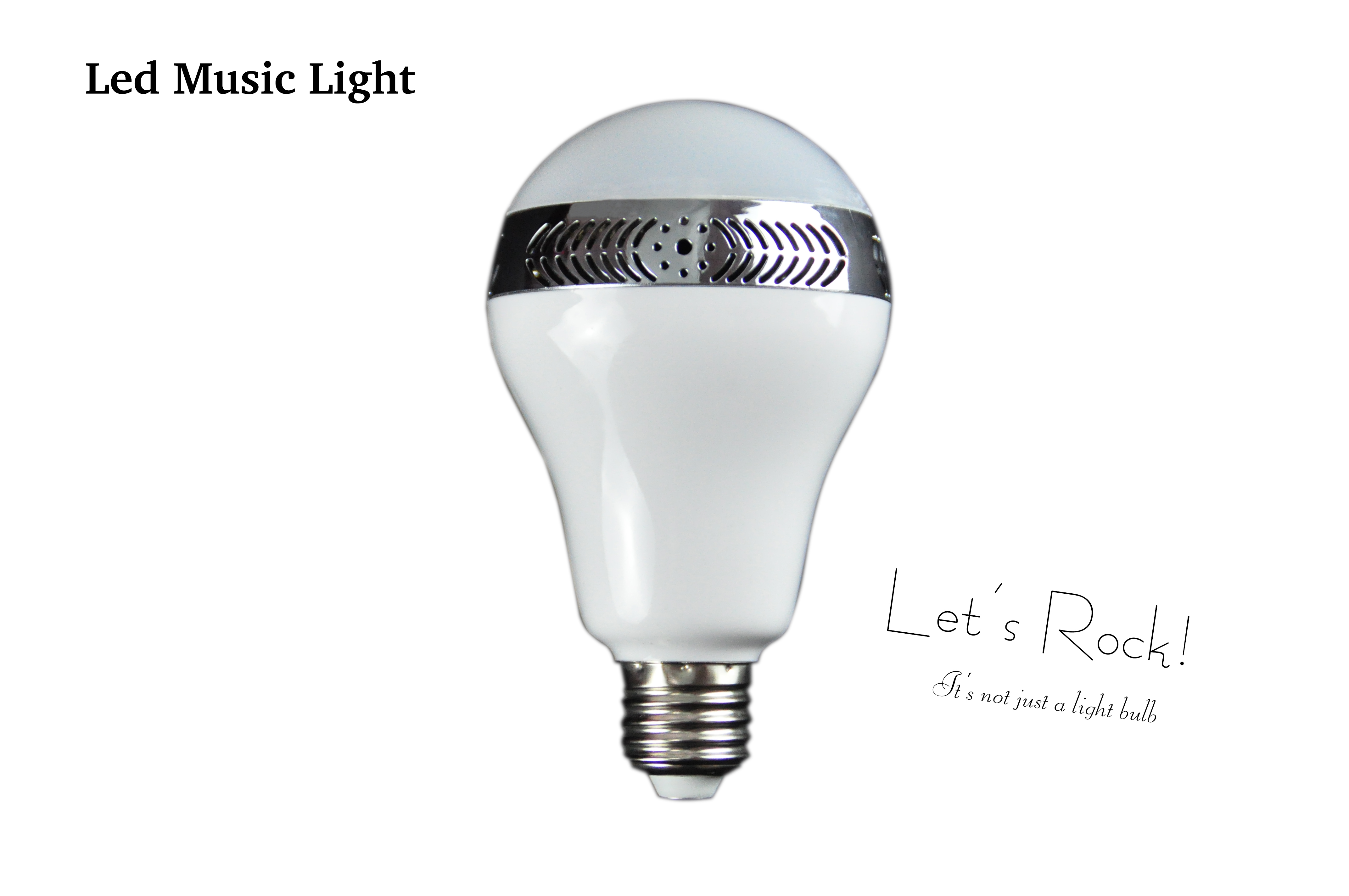 Music bulb light/multifunction with LED light mini speaker and Bluetooth controlling