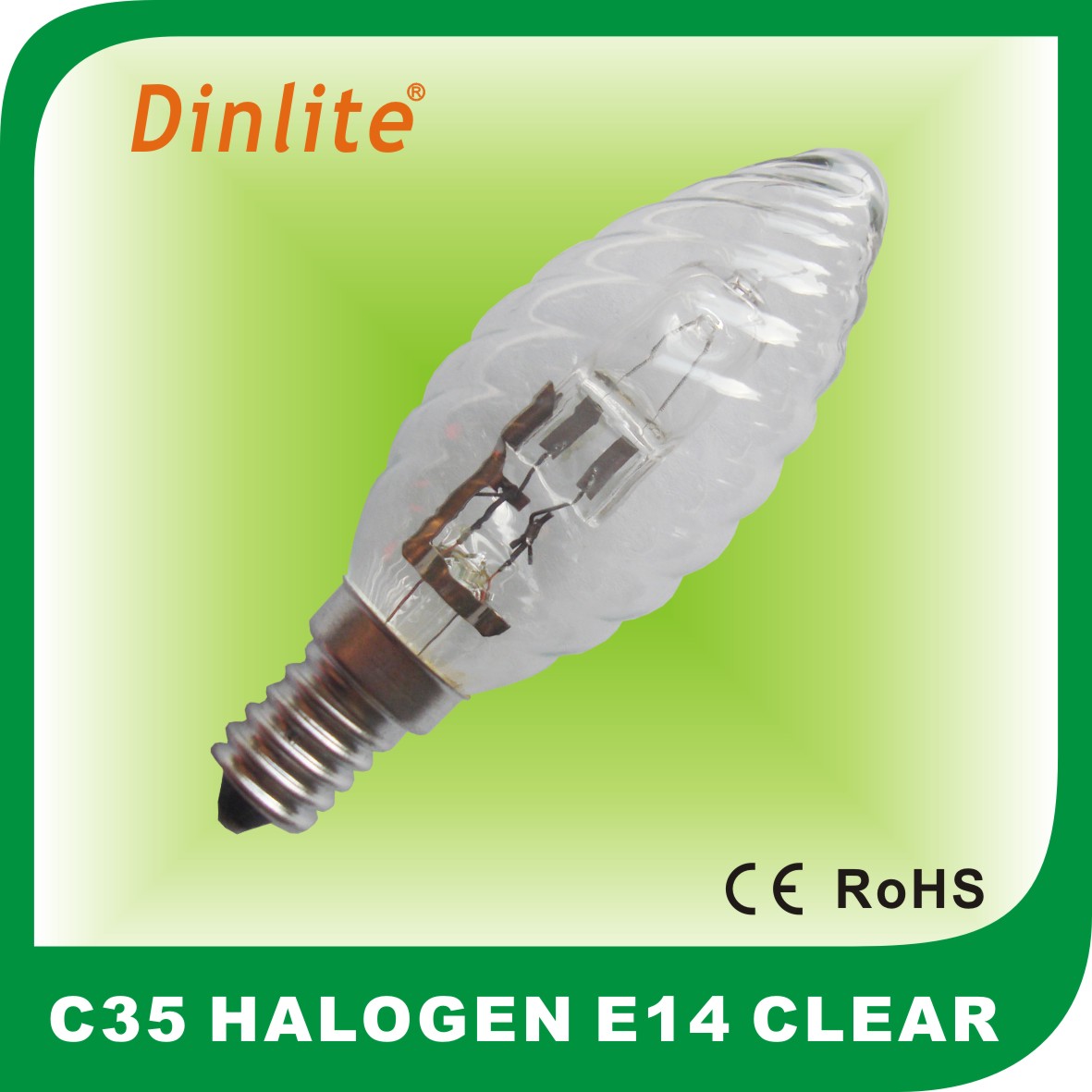 C35 Twisted Candle Halogen Bulbs Energy-saving Lamps Suppliers