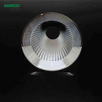 PC material cob reflector for LED lamp 75mm 36degree