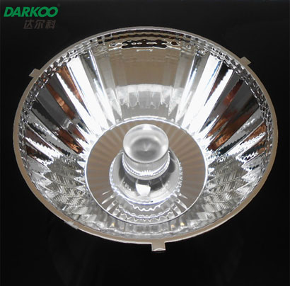 pc material cob led reflector with cob lens 12degree
