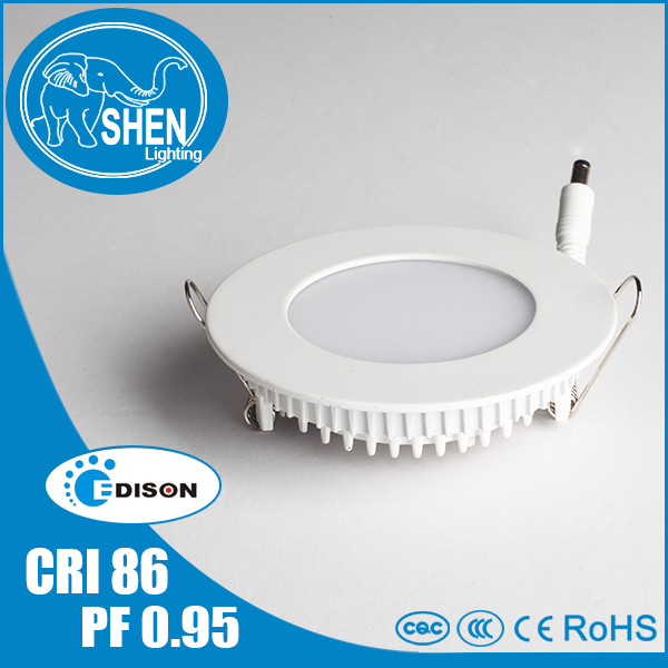 Side led panel light 6W round with CRI85