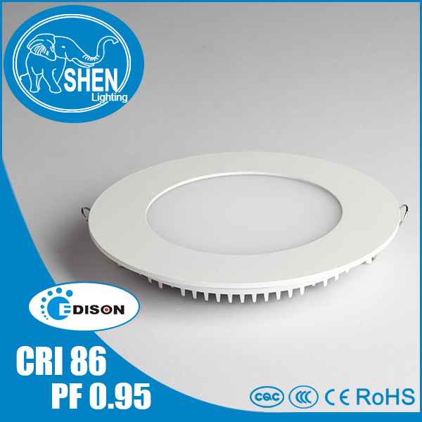 Side led panel light 12W round with CRI85