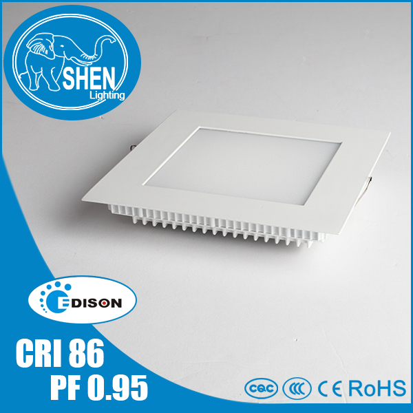Side led panel light 12W square with CRI85