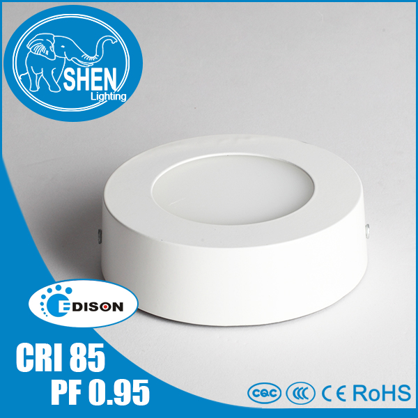 Surface led panel light 8W round with CRI85