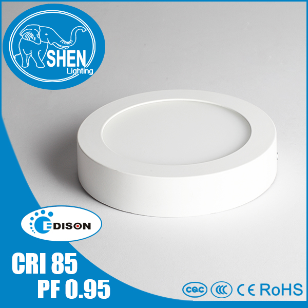 Surface led panel light 15W round with CRI85