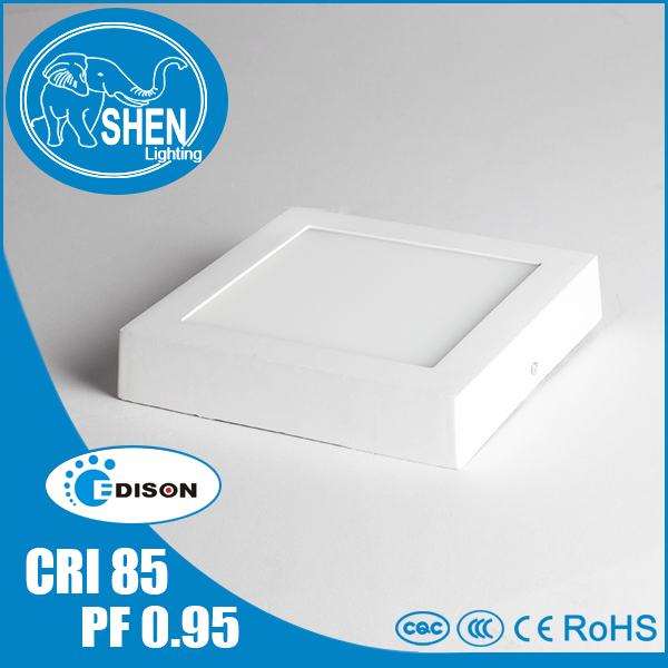 Surface led panel light 15W square with CRI85