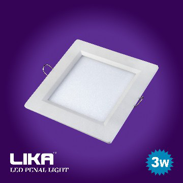 LED panel light 3W