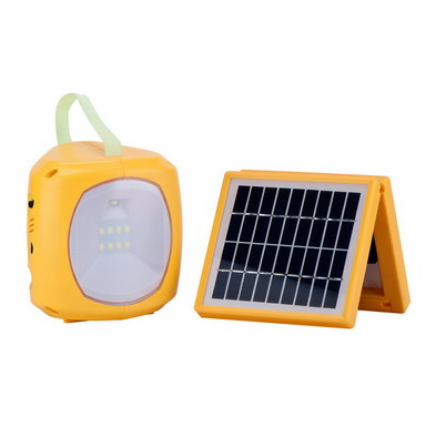 Multifunctional solar lantern with double solar panel for faster charging