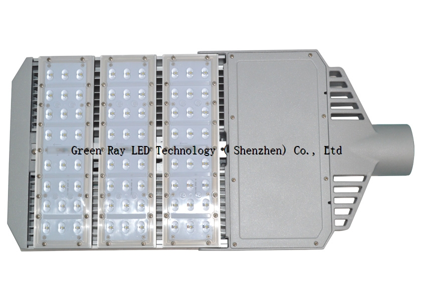 LED street light, 100W, DLC certificated, IP65, Cree 3535, MeanWell Driver power, 5 years warranty 