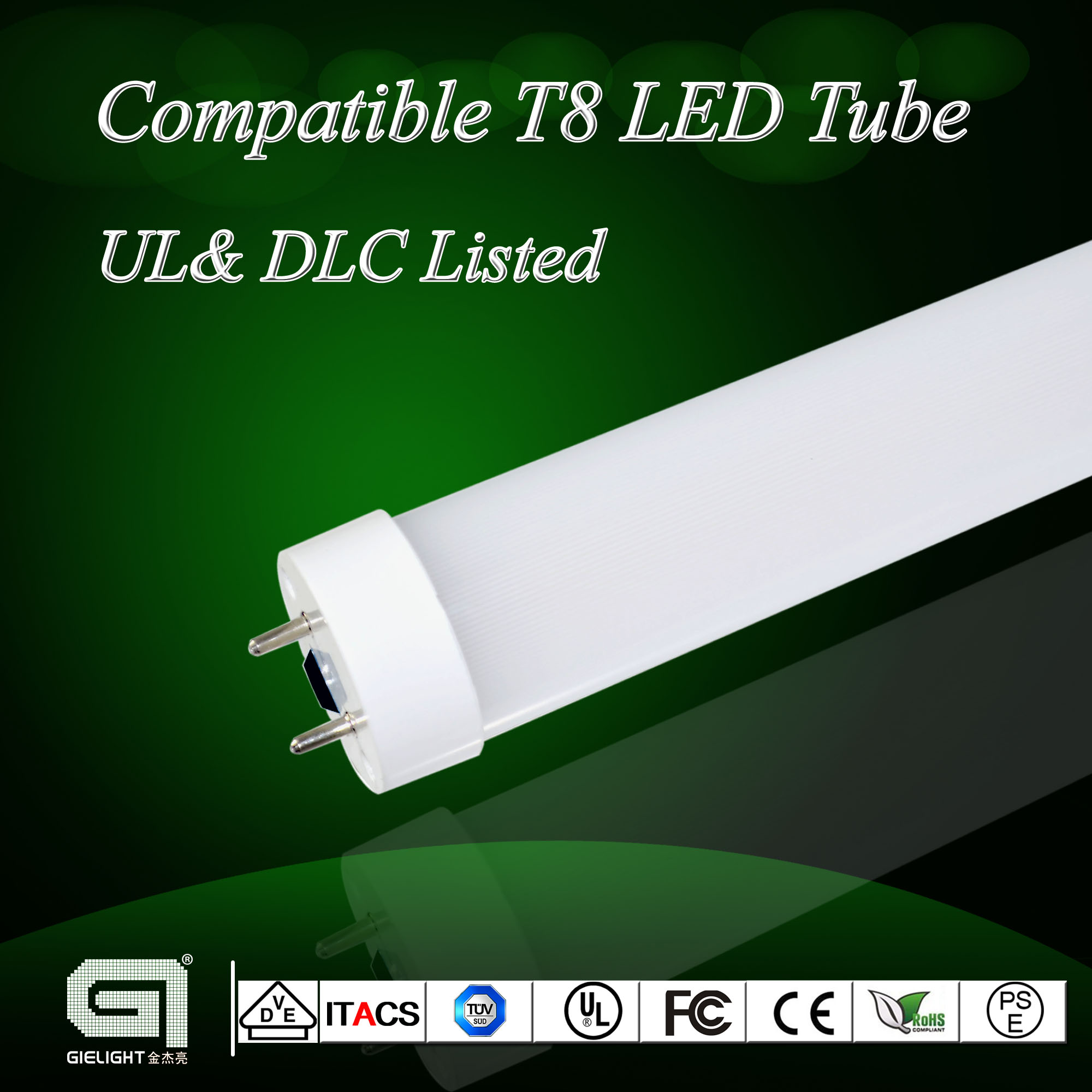 T8 900mm UL compatile tube