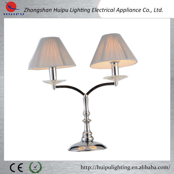 2014 professional design 2 heads table lamp