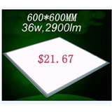 $21.67 Isolated driver led panel light 600*600mm 36-40w recessed commerical lighting