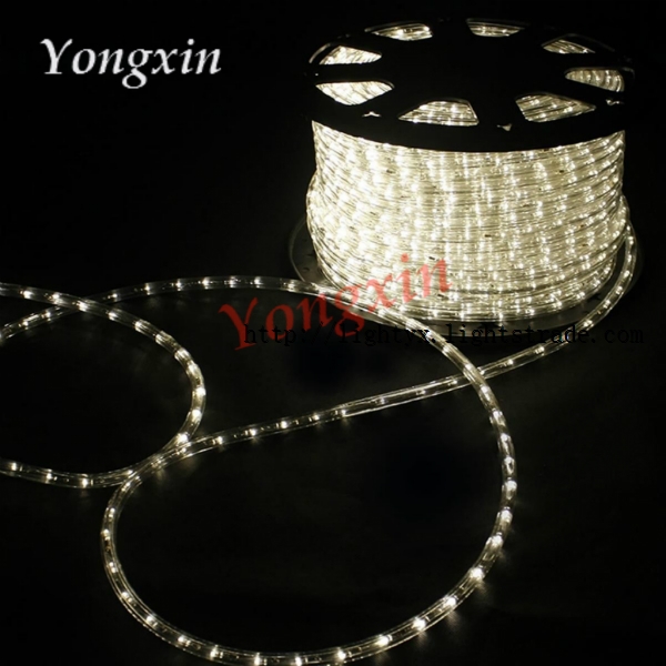 Warm White 2 Wires/ 3 Wires Round Led Rope Light