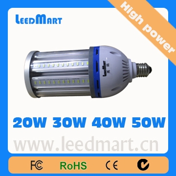High Power Corn Light 20W to 50W CE C-Tick FCC ROHS IP64 3 years warranty