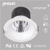 20w or 30w cutout 125mm trimless cob led downlight with high CRI 3years warranty