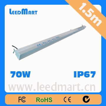 Wall Washer-Tri-proof light 70W 1.5m single tubes IP67 CE FCC RoHS C-Tick 3 years warranty