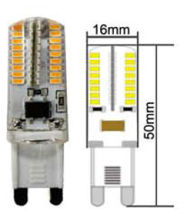 LED G9 3W Silicon