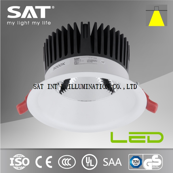 TUV CE/SAA/CB Listed 45W Dimmable LED COB Downlight
