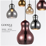 Chandelier led restaurant creative fine contemporary and contracted light study The gourd droplight