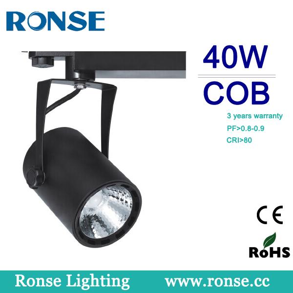 Black Housing 40W LED COB Track Lighting (RS-2281B 40W)