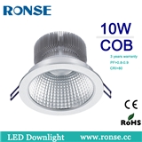 Recessed LED COB Down Light Silver 10/15/20/25/30W (RS-C301/RS-C401/RS-C501/RS-C601/RS-C801)