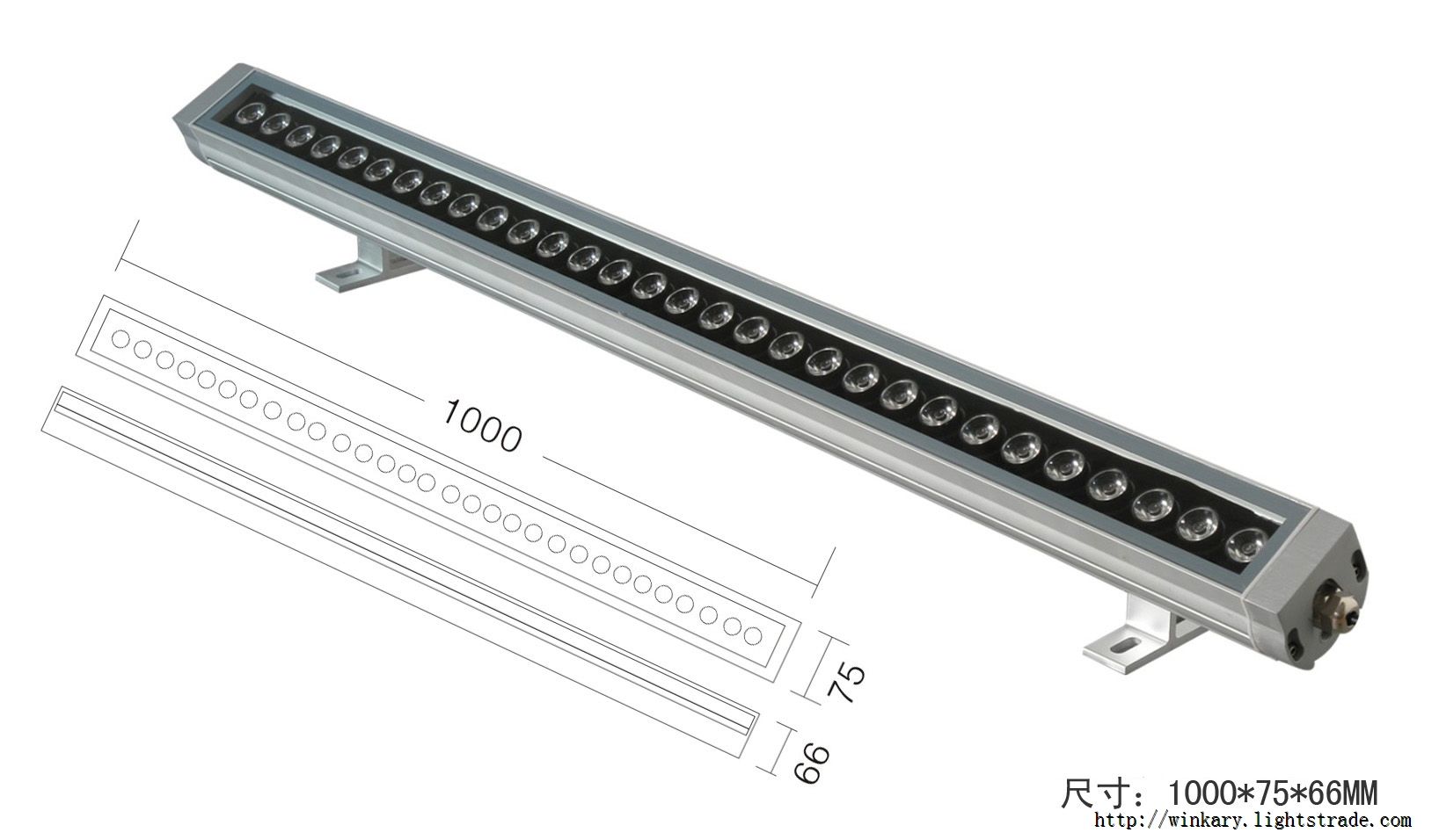 WKY-WWS-03 30W LED Wall Washer Light