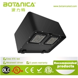 led area light 100W for parking lot with DLC UL listed