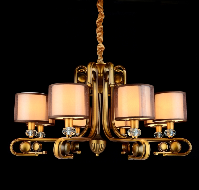 America style copper lamp