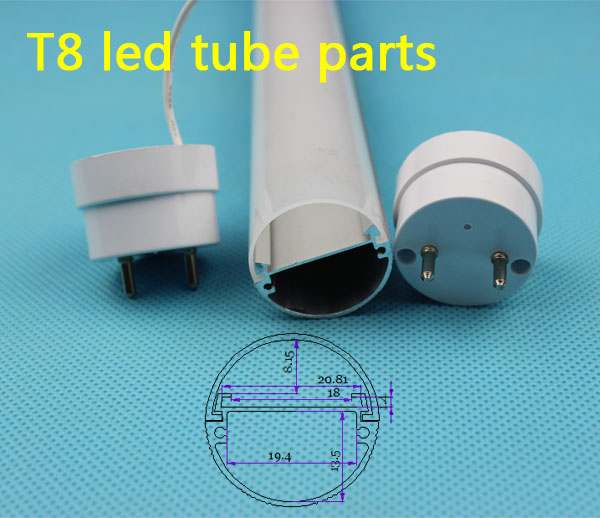 T8 LED tube light parts,led tube parts 