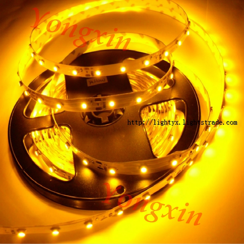 5M 300 Leds Yellow 3528 Led Rope Light with Adapter