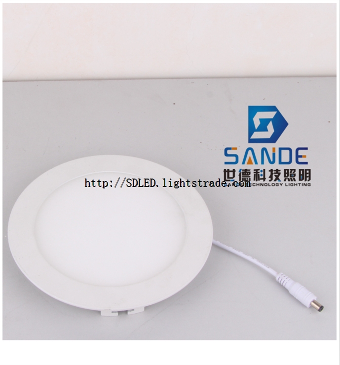 3W led ultra thin panel light Round CE RoHS Good light distribution SMD2835 