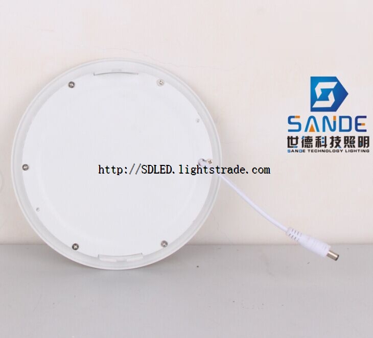 6W led ultra thin panel light Round CE RoHS Good light distribution SMD2835