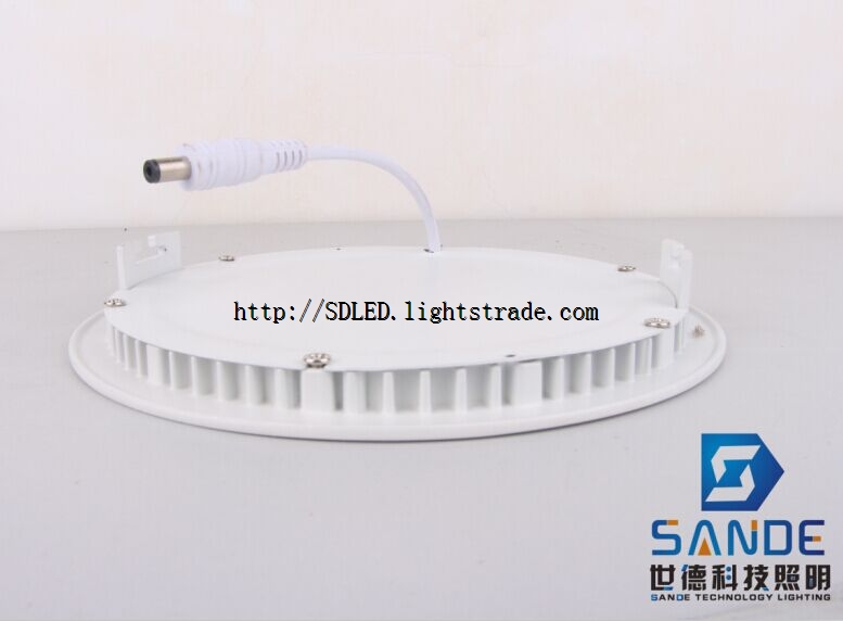 9W led ultra thin panel light Round CE RoHS Good light distribution SMD2835 