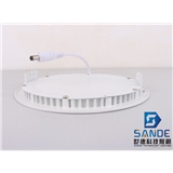 9W led ultra thin panel light Round CE RoHS Good light distribution SMD2835 