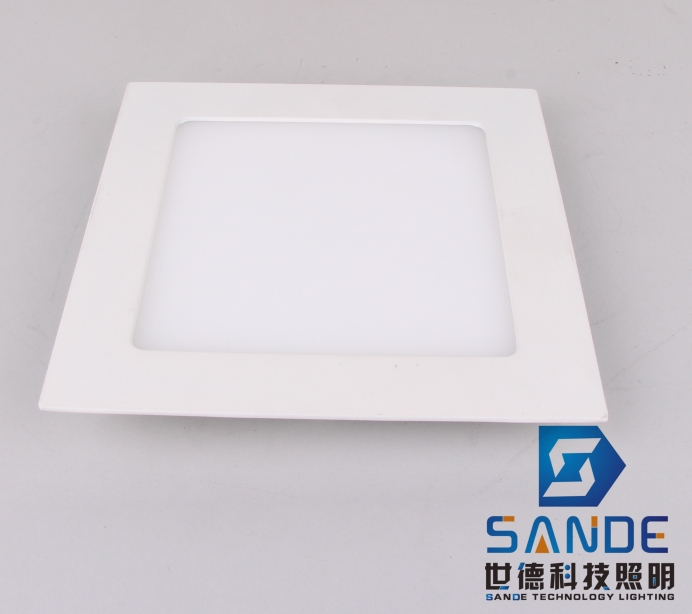 6W led ultra thin panel light Square CE RoHS Good light distribution SMD2835 
