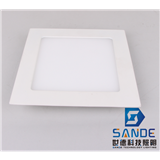 6W led ultra thin panel light Square CE RoHS Good light distribution SMD2835 