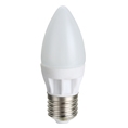 aluminum + pc cover led e27 candle bulb 3000k