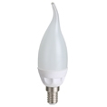 led golden ceramic candle light bulbs c30l