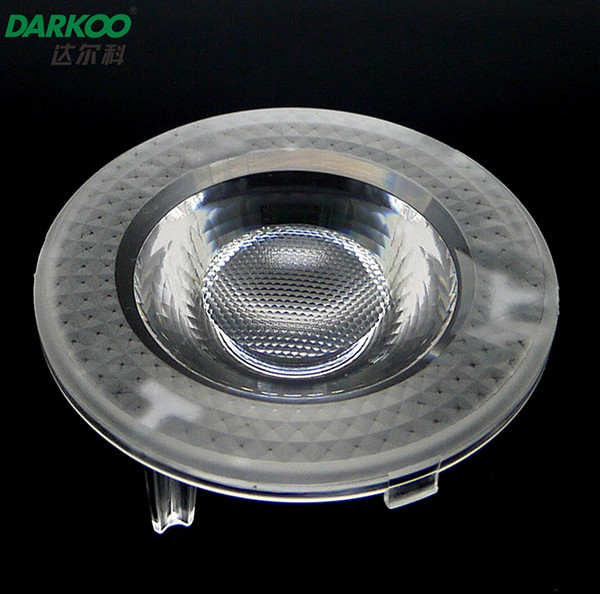 New spot lamp round plastic cob lens application 62mm 36degree