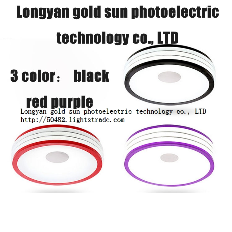 Manufacturers, wholesale supply LED Ceiling modern bedroom color circular edge acrylic lighting