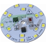 Compact Direct AC line LED module with high PF and low THD performance 9W LED bulb lamp