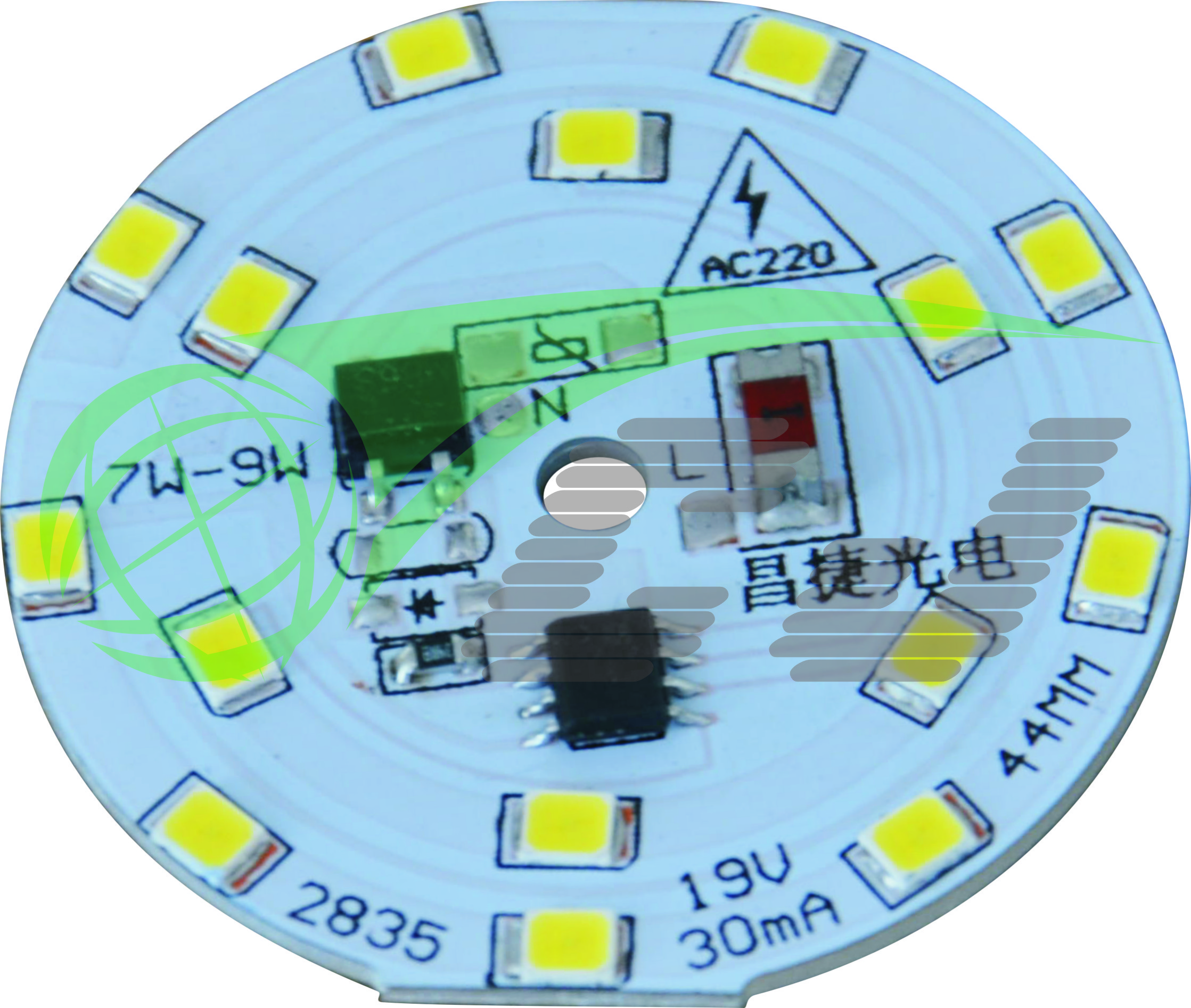 Compact Direct AC line LED module with high PF and low THD performance /7W LED bulb lamp