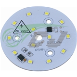 Compact Direct AC line LED module with high PF and low THD performance 7W LED down lamp 1 step
