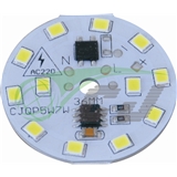 Compact Direct AC line LED module with high PF and low THD performance /5W LED bulb lamp/1 step